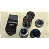 Image 1 : VTG Minolta MD Rokkor-X Lenses & Auto 320X Flash w/ Accessories