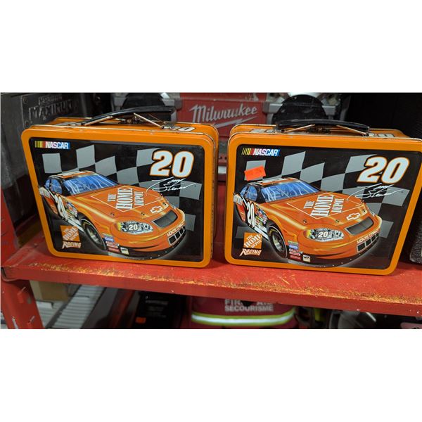 NASCAR Tony Stewart #20 Home Depot Racing Metal Lunch Boxes
