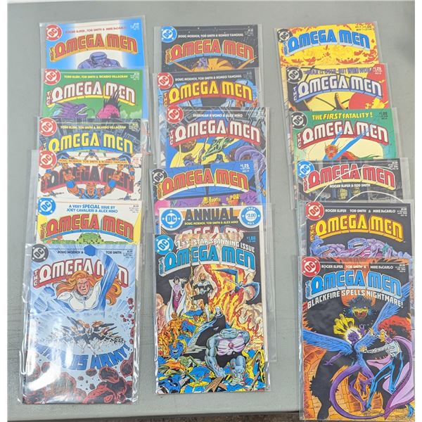 VTG DC The Omega Men Comics w/ #10 Lobo, Annual #1 & More