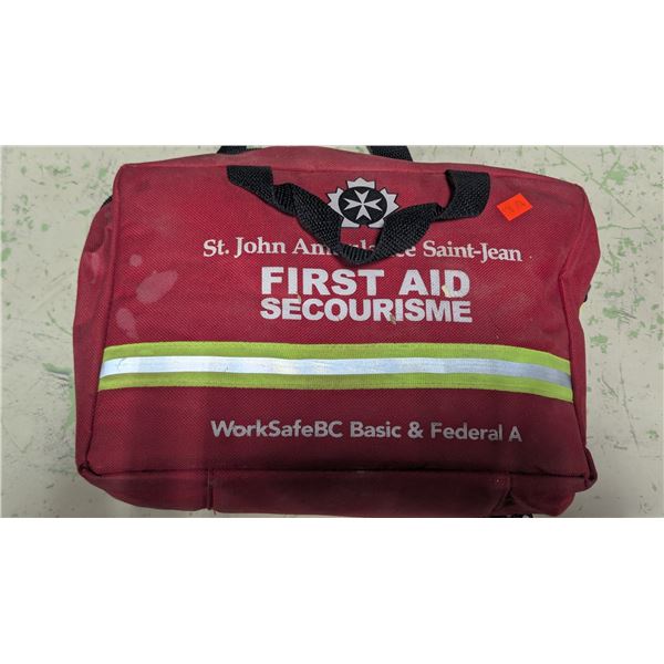 St. John Ambulance WorkSafeBC Basic & Federal A First Aid Kit w/ Supplies