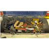 Image 3 : Assorted Hand Tools, Ratchets, Drill Bits, Saw & Hardware w/ Toolbox