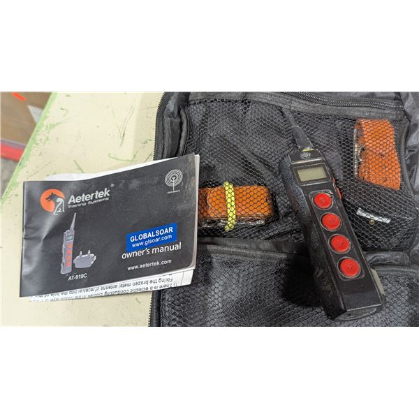 Aetertek AT-919C Remote Dog Training Collar System w/ Carry Case & Accessories
