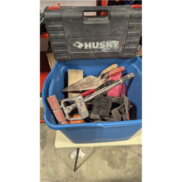 Tool Lot w/ Husky Socket Set, Flooring Roller, Hand Tools & More
