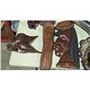 Image 5 : Assorted World Decor & Carved Figurines w/ Buddha, Monkey, African Bust, Horn & More