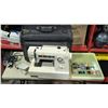 Image 1 : VTG Elnita by Elna 250 Mechanical Sewing Machine w/ Assorted Thread