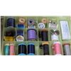 Image 3 : VTG Elnita by Elna 250 Mechanical Sewing Machine w/ Assorted Thread
