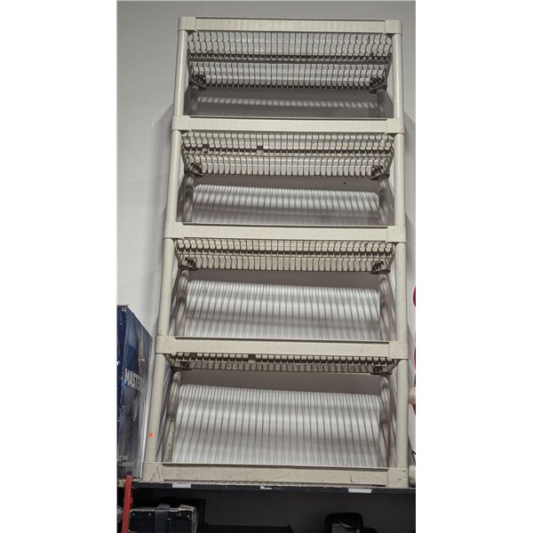Five Tier Plastic Storage Rack