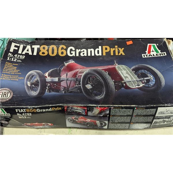 Italeri Fiat 806 Grand Prix 1:12 Scale Buildable Model - As Is