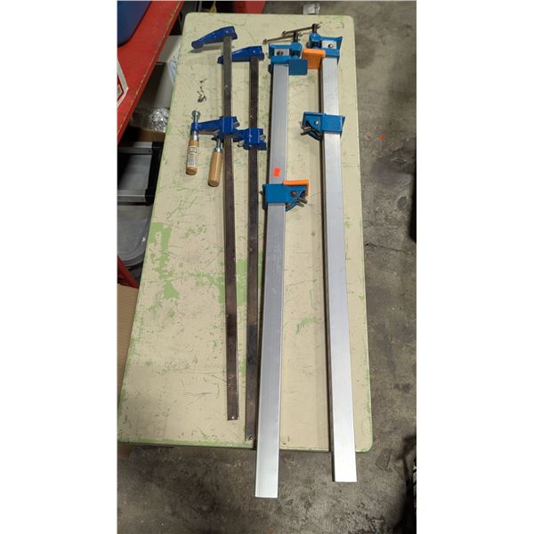 Lot of Four Clamps w/ Power Fist