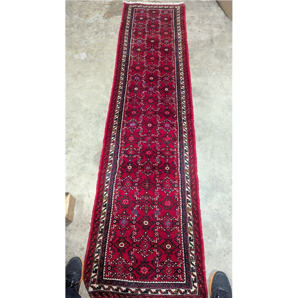 Persian-Style Red Runner Rug