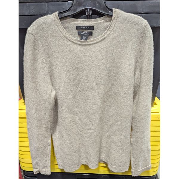 Tahari 100% Cashmere Women's Sweater - Size L