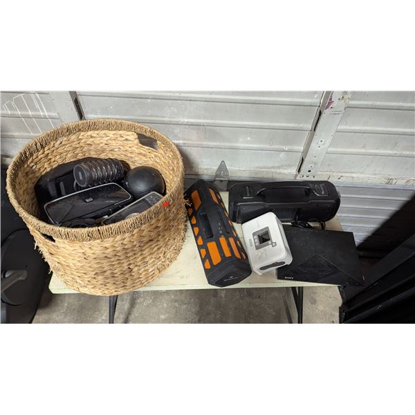 Assorted Portable Electronics & Audio Equipment w/ Sony, HP, Speakers & More
