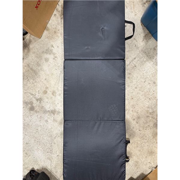 Black Tri Fold Exercise / Sleeping Mat