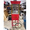 Image 1 : Movie Time Popcorn Machine Cart w/ Kettle & Wheels
