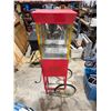 Image 2 : Movie Time Popcorn Machine Cart w/ Kettle & Wheels