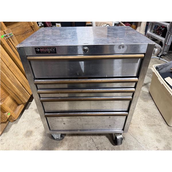 Husky Rolling Tool Storage Chest of Drawers w/ Assorted Tools & Accessories