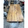 Image 2 : Rustic Solid Wood Farmhouse Dining Table