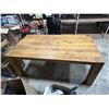 Image 4 : Rustic Solid Wood Farmhouse Dining Table