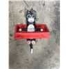 Image 3 : Folk Art Hand Painted Hanging Cat Tray