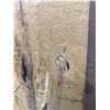 Image 4 : Framed Bird & Reeds Painting on Textured Paper