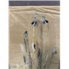 Image 5 : Framed Bird & Reeds Painting on Textured Paper