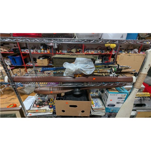 Assorted Fishing Rods & Reels