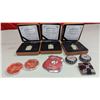 Image 1 : Coastal Treasures Jesus Crucifix Pendants w/ COAs, Dinosaur Copper Rounds, Badge & More