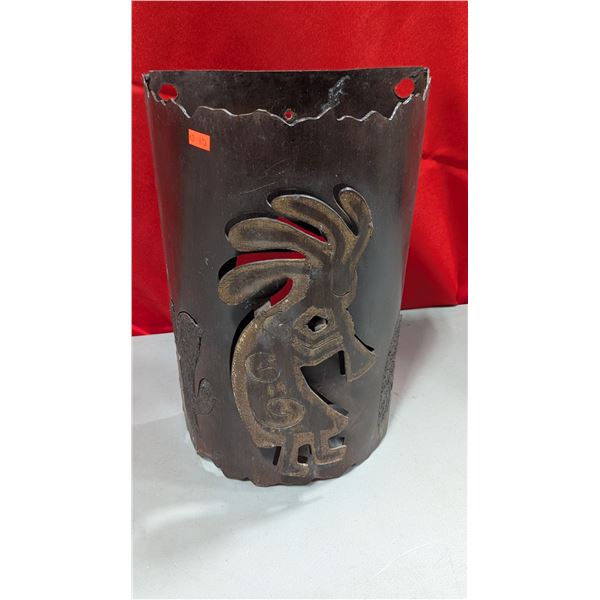 Southwestern Kokopelli Metal Wall Candle Sconce