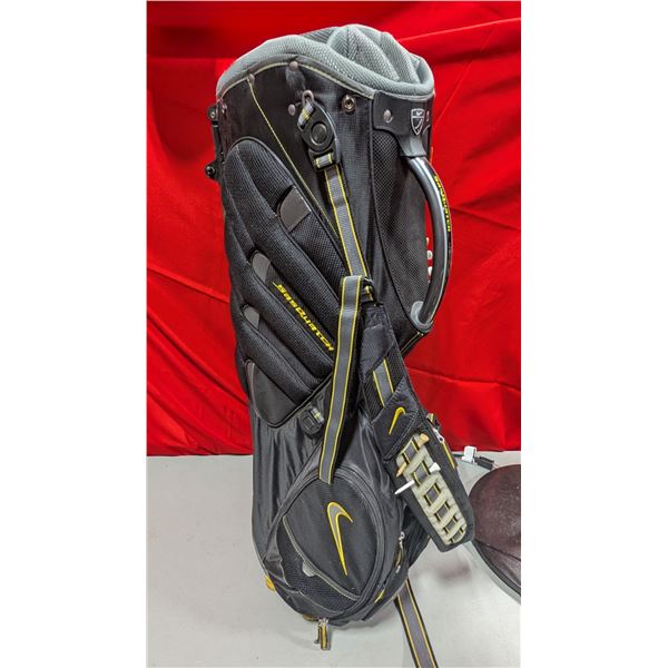 Nike Black & Yellow Sasquatch Stand Golf Bag