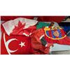 Image 1 : Assorted Flags w/ Canada, Turkey, FC Barcelona & Imperial Ethiopian Lion of Judah & More