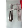 Image 1 : Aluminum Adjustable Ladder Jacks - Pair