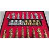 Image 1 : VTG 1959 E.S. Lowe Renaissance Chessmen Set w/ Original Case - Full Set of 32