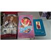 Image 1 : VTG Barbara Van Lee Porcelain Doll, Kimberly Cheerleader & Victoria Elegance Barbie