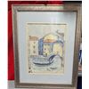 Image 1 : Framed Canal & Gondola Architectural Artwork