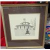 Image 1 : VTG William Hart 1975 Colburn Lodge Toronto Signed Framed Print
