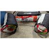 Image 1 : Camping Lot - x2 Coleman Sleeping Bags, Outbound Screen House, Woods Reversible Grill