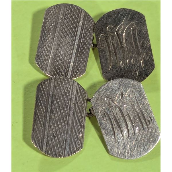 VTG H.G&S Gold and Silver Cufflinks