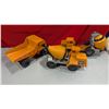 Image 1 : VTG Reliable Orange Plastic Toy Construction vehicles
