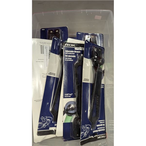 Lot of ROK Adjustable Wrenches