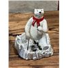 Image 2 : Coca Cola Polar Bear Piggy Bank and Safe bank