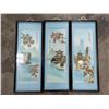 Image 1 : VTG Chinese 3D Panel Art, Carved Mother of Pearl