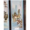 Image 4 : VTG Chinese 3D Panel Art, Carved Mother of Pearl