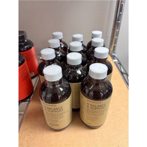 LOT OF 11 NATURISTE H BALANCE & SUPPORT 120ml (exp: NOV 2026)