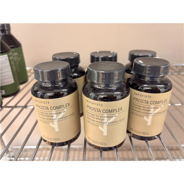 LOT OF 6 NATURISTE PROSTA COMPLEX 60 VEGETARIAN CAPSULES (exp: APRIL 2028)