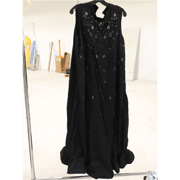 SERAPHINE LUX MOSELLE EMBELLISHED PEPLUM SWING DRESS SIZE:10