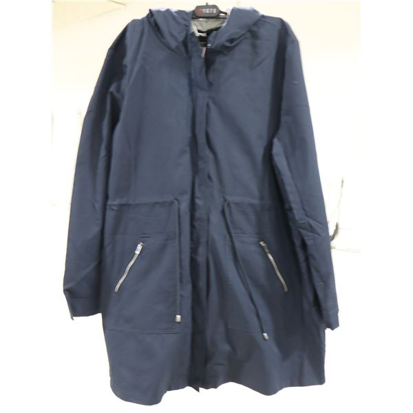 SERAPHINE BLUE UTILITY BABYWEARING CONVERTIBLE JACKET WITH HOOD SIZE: 14