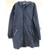 Image 1 : SERAPHINE BLUE UTILITY BABYWEARING CONVERTIBLE JACKET WITH HOOD SIZE: 14