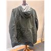 Image 2 : SERAPHINE KHAKI LIGHTWEIGHT WATERPROOF BABY-WEARING CONVERTIBLE PARKA WITH HOOD SIZE 8