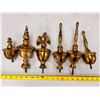 Image 1 : LOT OF 6 ASSORTED BRASS FINIALS