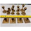 Image 1 : LOT OF 13 ASSORTED BRASS BRACKETS